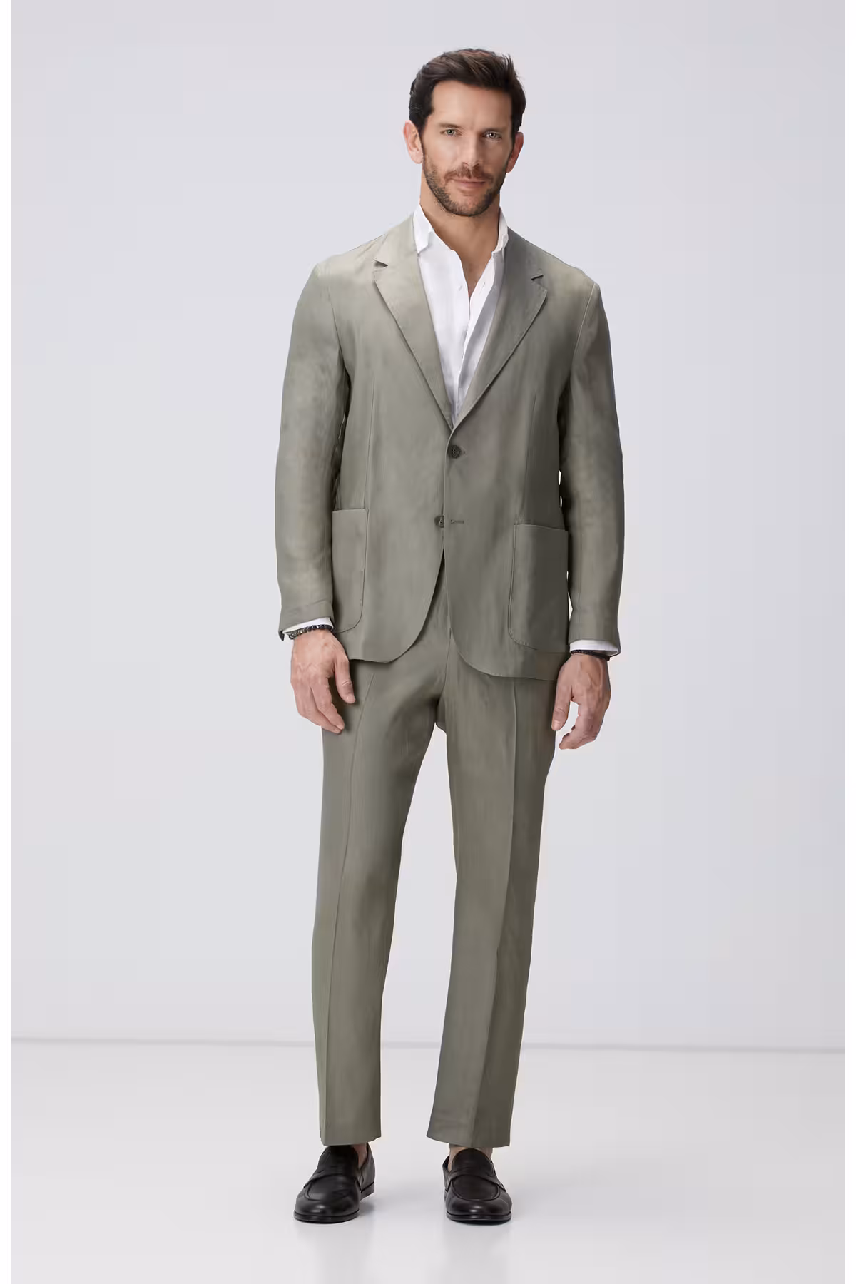 کت وشلوار مردانه و شلوار مخلوط خاکی کین Network