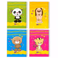 دفتر مشق 50 برگ دایان مدل حاشیه دار کیوت کد 54641 بسته 4 عددی | چاوه