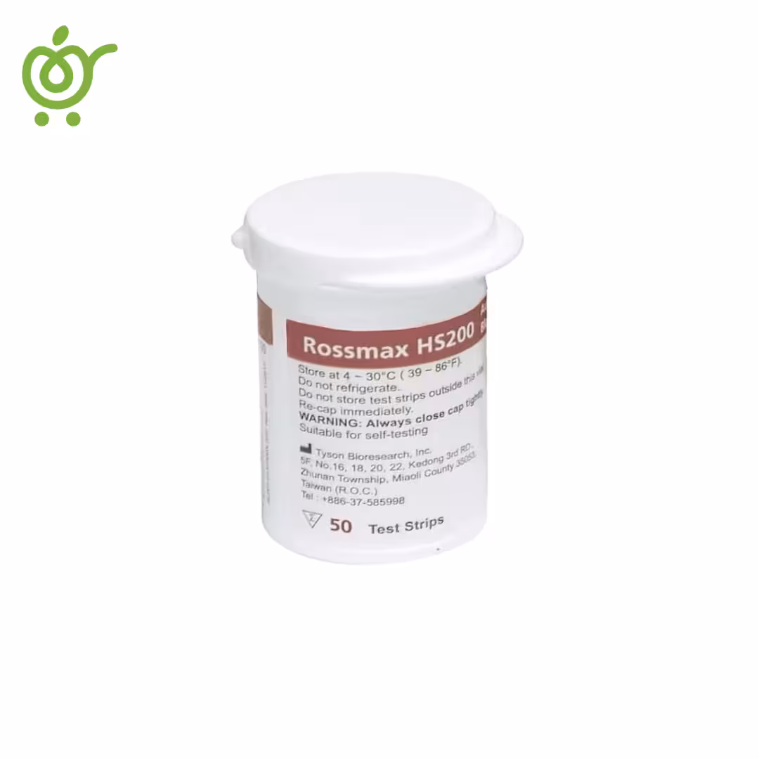نوار تست قند خون (50 عددی) رزمکس Rossmax | فروشگاه اینترنتی سیب 115