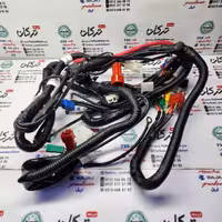 سیم کشی برق کامل موتور پالس 180 UG4 ( بدون هندل ، زین دو تکه ) چراغ گرد