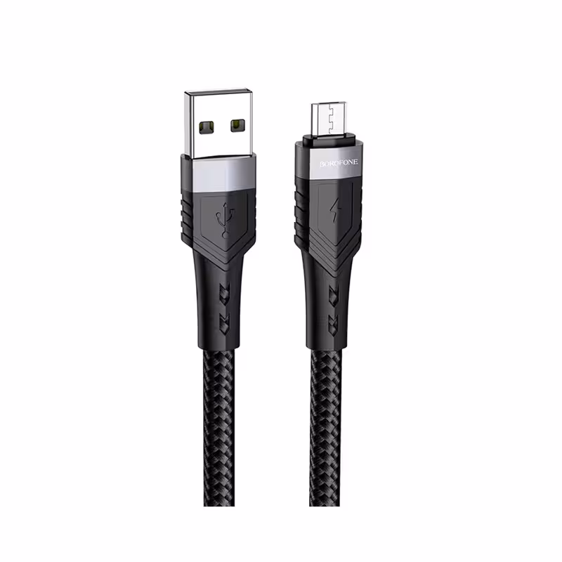 کابل تبدیل USB به MicroUSB بروفون مدل BU35 طول 1.2 متر