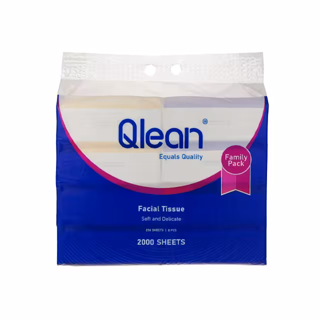 دستمال کاغذی اقتصادی کیولین 250 برگی بسته 8 عددی