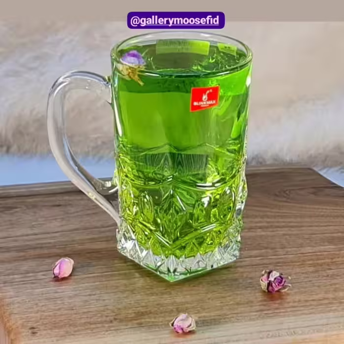 لیوان دسته دارکریستال 