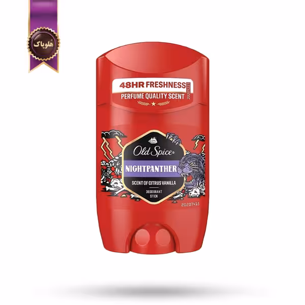 دئودورانت صابونی مردانه اولد اسپایس Old Spice مدل نایت پنتر Night Panther حجم 50 میلی‌لیتر (اورجینال)