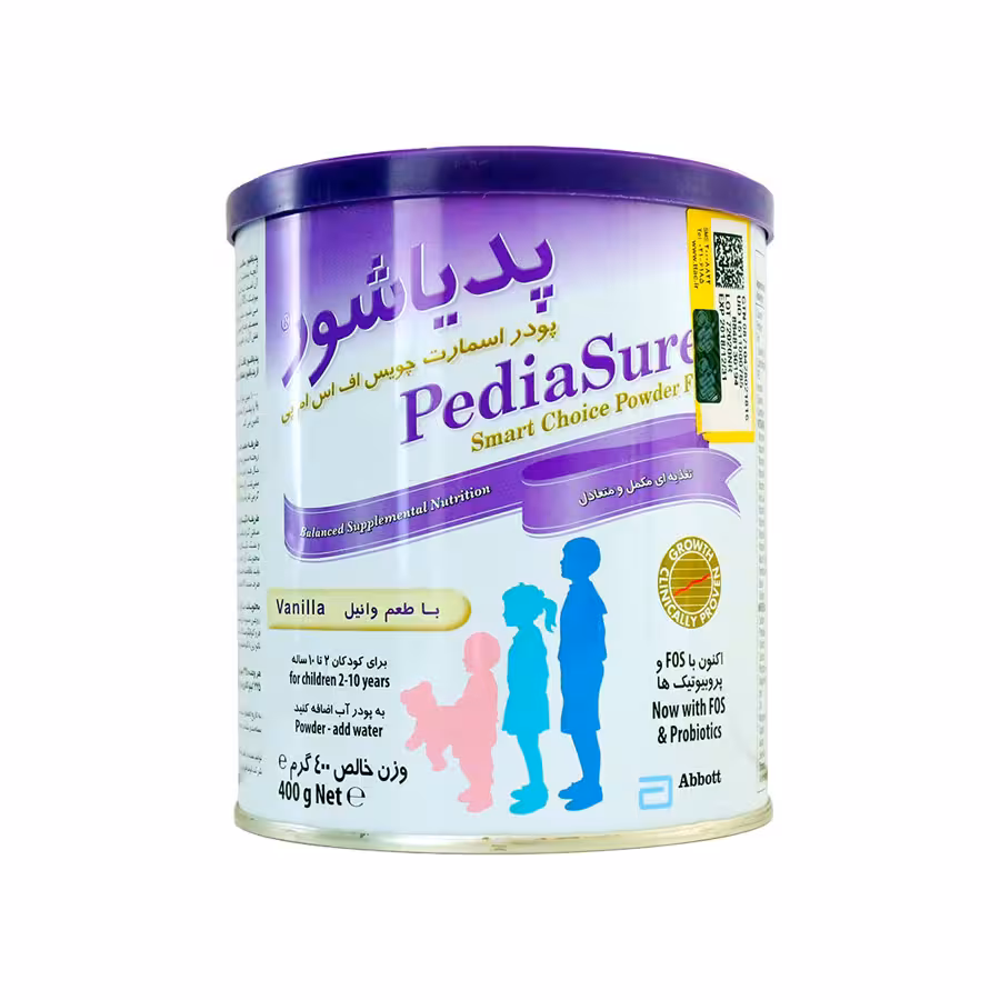 پودر مکمل غذایی پدیاشور ابوت با طعم وانیل مناسب کودکان 2 تا 10 سال