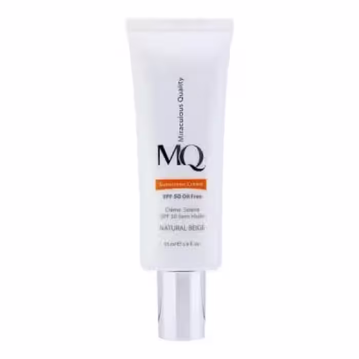 کرم ضد آفتاب رنگی ام کیو مدل NATURAL BEIGE، حجم 55 میلی‌لیتر