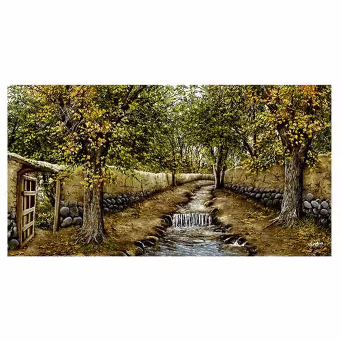 طرح منظره کوچه باغ باصفا کد 23294