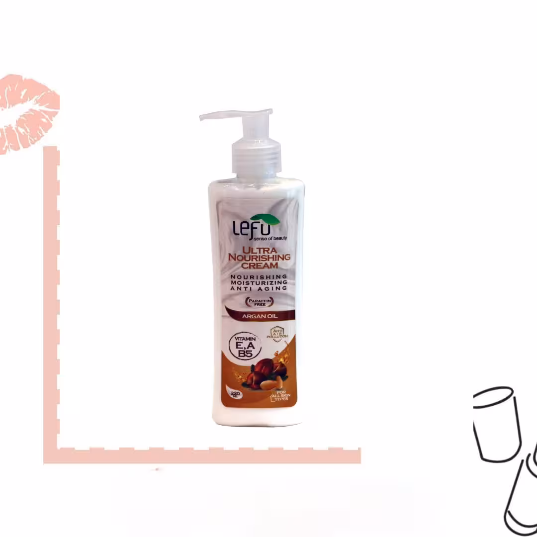 کرم پمپی دست و صورت حاوی روغن آرگان لفو