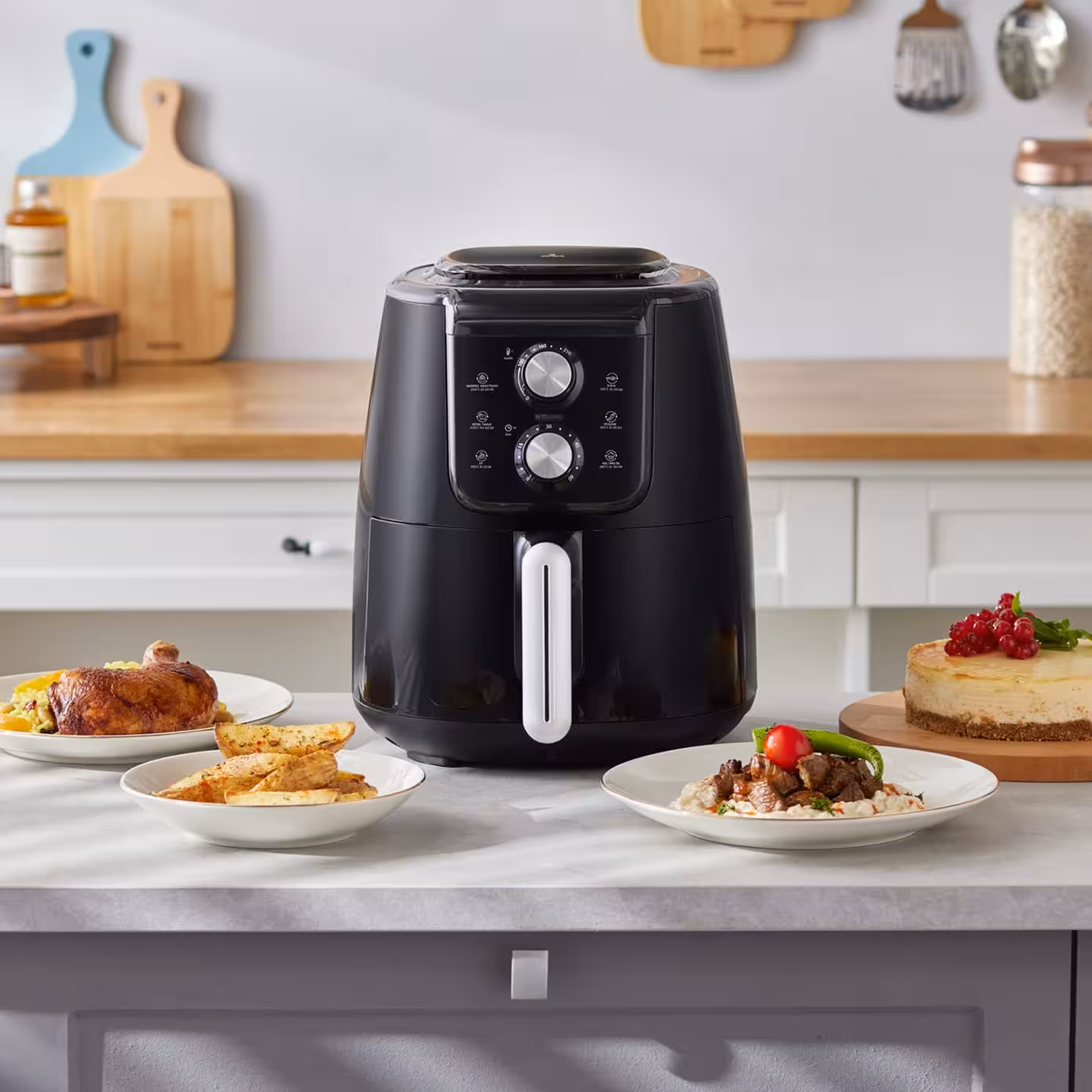 سرخکن بدون روغن کاراجا ترکیه مدل Air pro cook manual مشکی