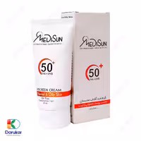کرم ضد آفتاب پوست معمولی و چرب مدیسان SPF50