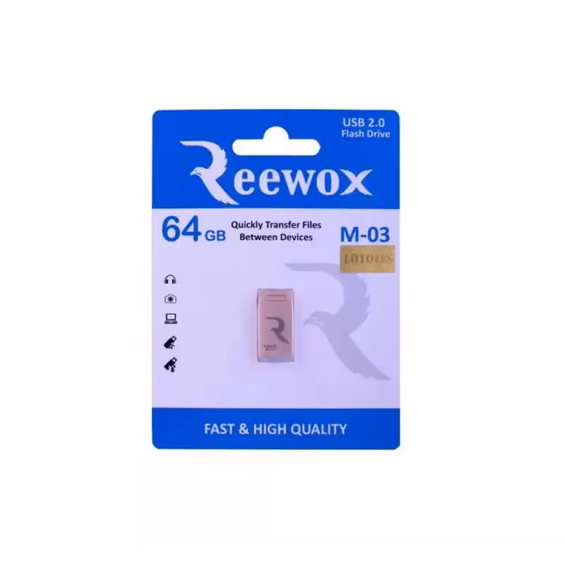 فلش مموری 64گیگ ریووکس (Reewox) مدل M03 Champagne
