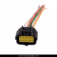 سوکت 10 فیش انژکتور مادگی پراید برند  BBZ