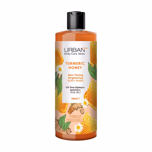 شامپو بدن روشن کننده پوست اوربن کر Urban Care رایحه زنجبیل و عسل حجم 750 میل