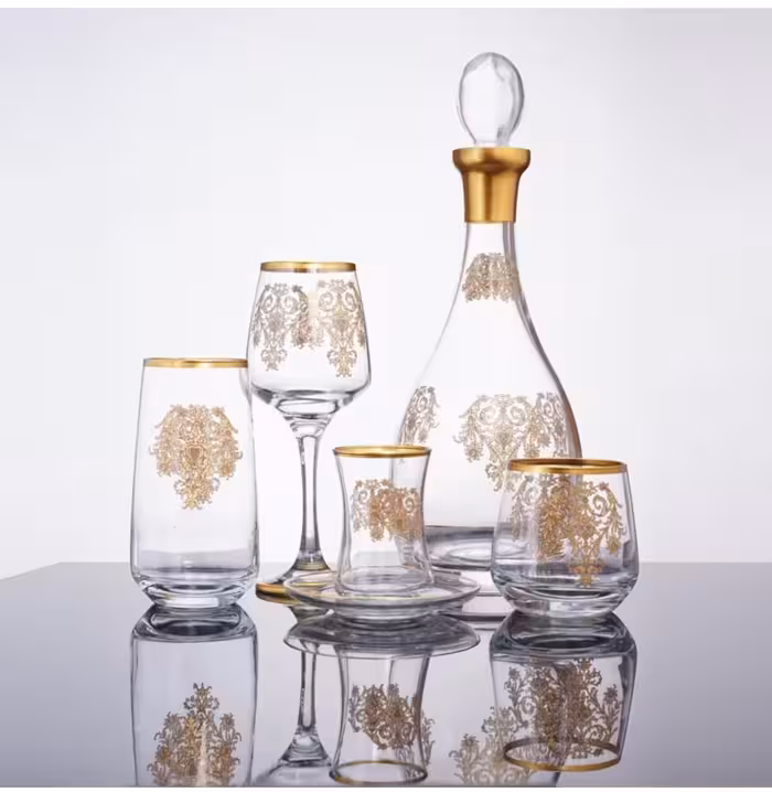 سرویس پارچ و لیوان آب خوری 12 نفره 61 پارچه Decores Home ترکیه