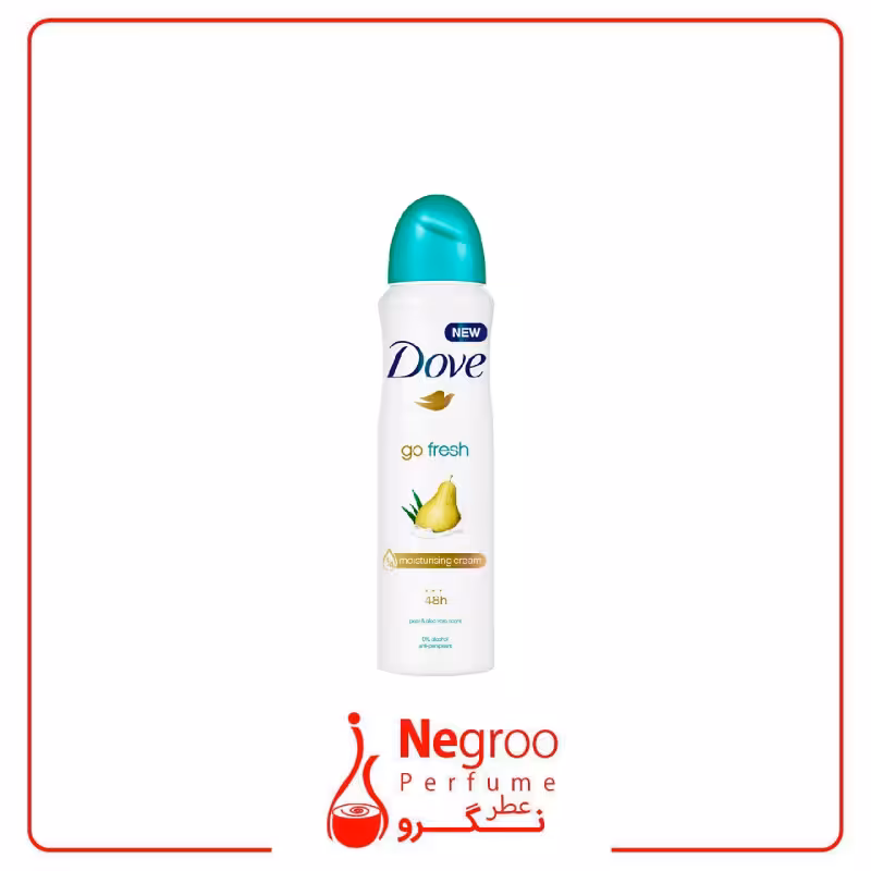 اسپری ضد تعریق زنانه داو Go Fresh رایحه گلابی و آلوئه ورا