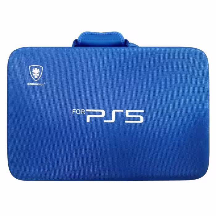 کیف حمل DeadSkull PS5 فت آبی و قرمز خارجی