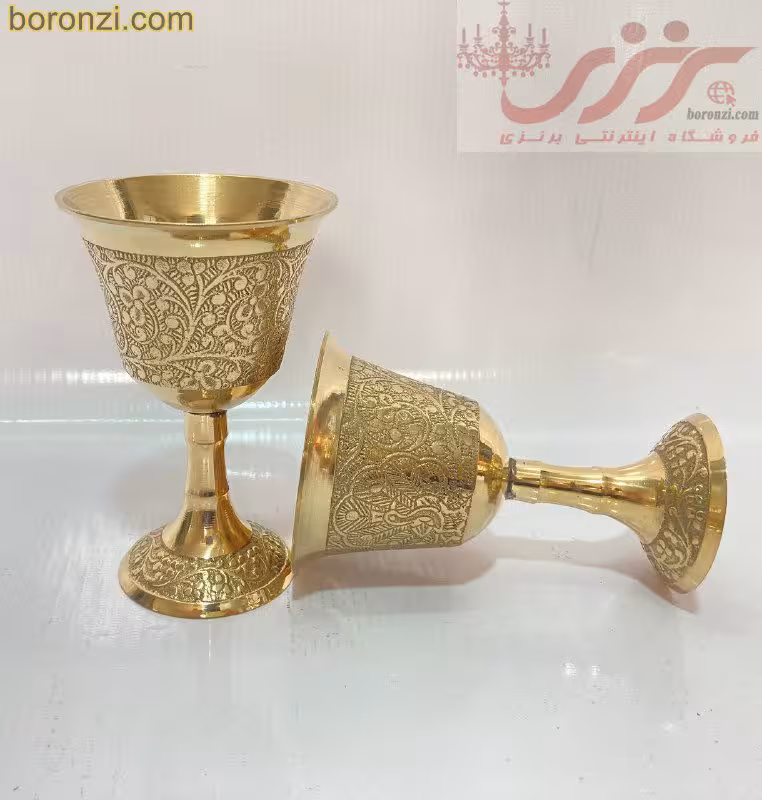 جام سلطنتی طرح طاووس سایز کوچک