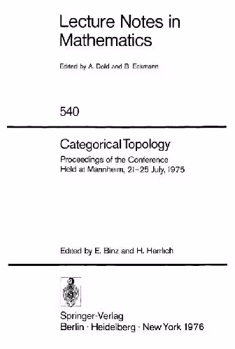 خرید و دانلود نسخه کامل کتاب Categorical Topology