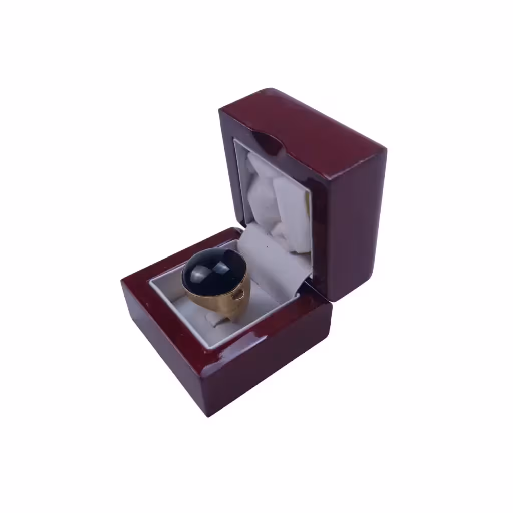 جعبه چوبی انگشتر کد BW5569