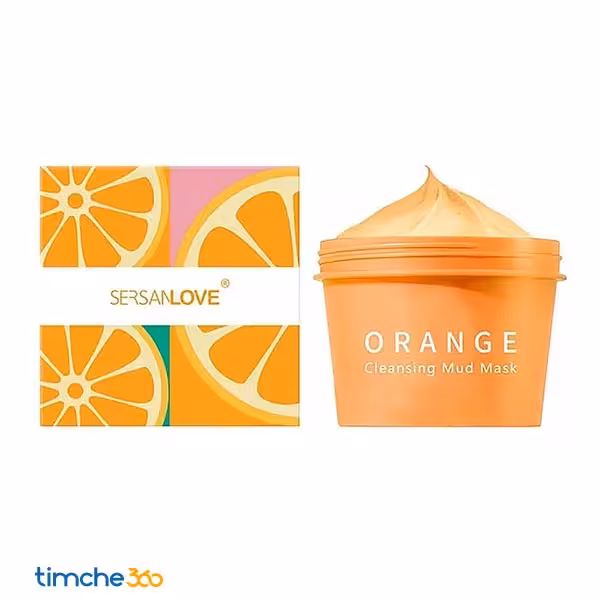 ماسک گچی سفید کننده سرسان لاو پرتقال حجم 100 گرم