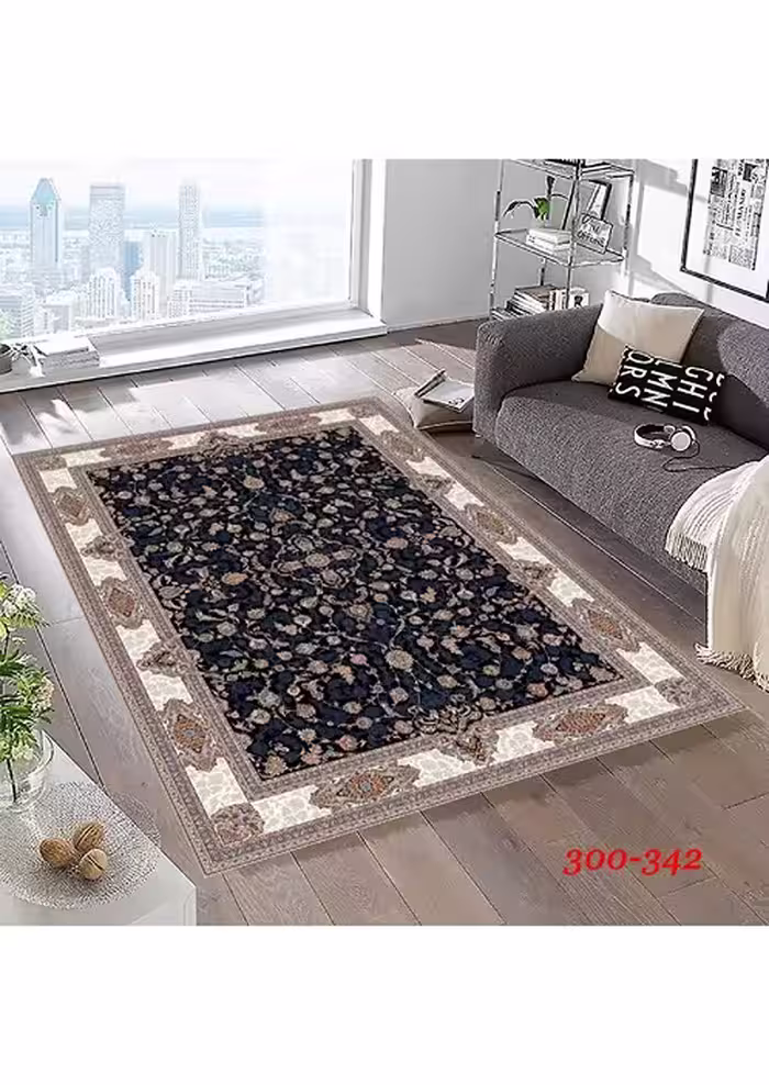 روفرشی کشدار مخمل شانل ترک(کشدوزی شده)-کد طرح 895