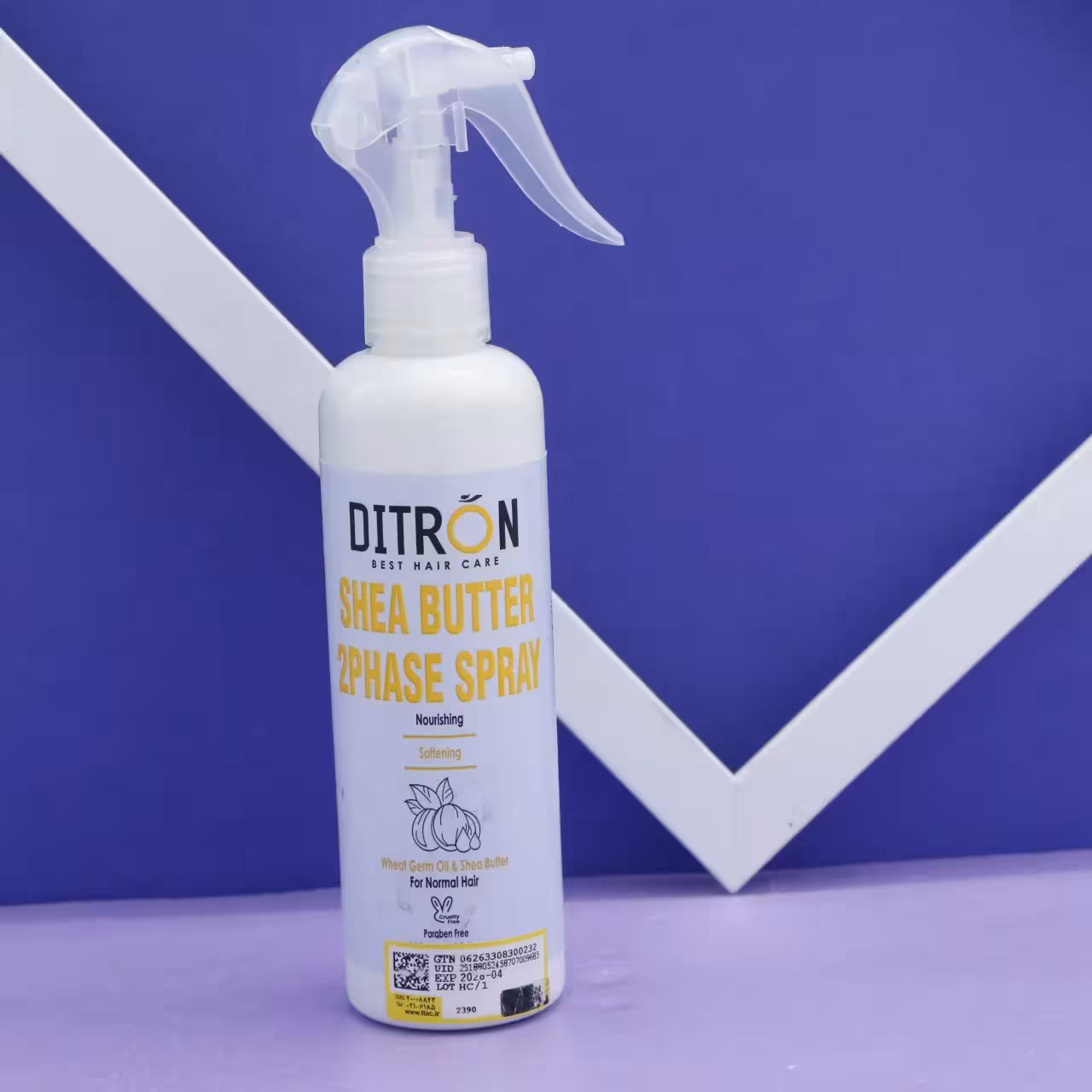 سرم دو فاز مو DITRON دیترون حاوی روغن جوانه گندم و شی باتر 92029