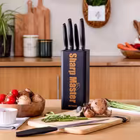 ست چاقو آشپزخانه 6 پارچه امسان مدل Sharp Master