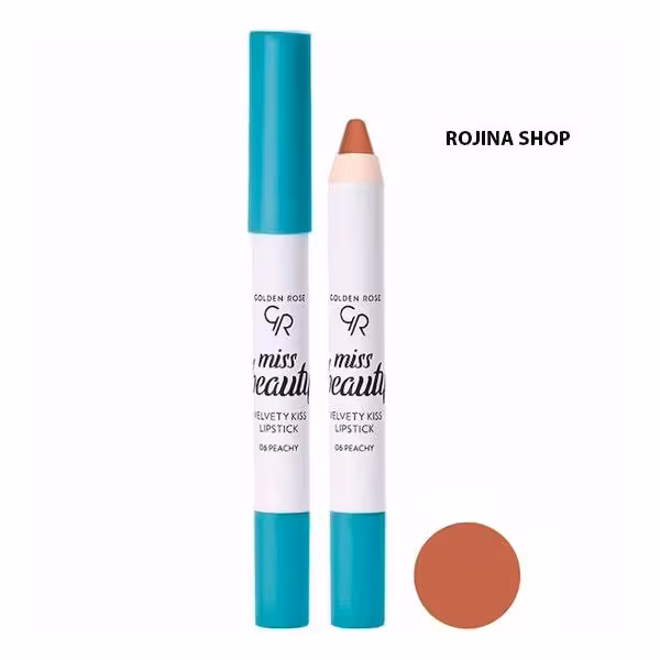 رژلب مدادی میس بیوتی شماره 06 گلدن رز