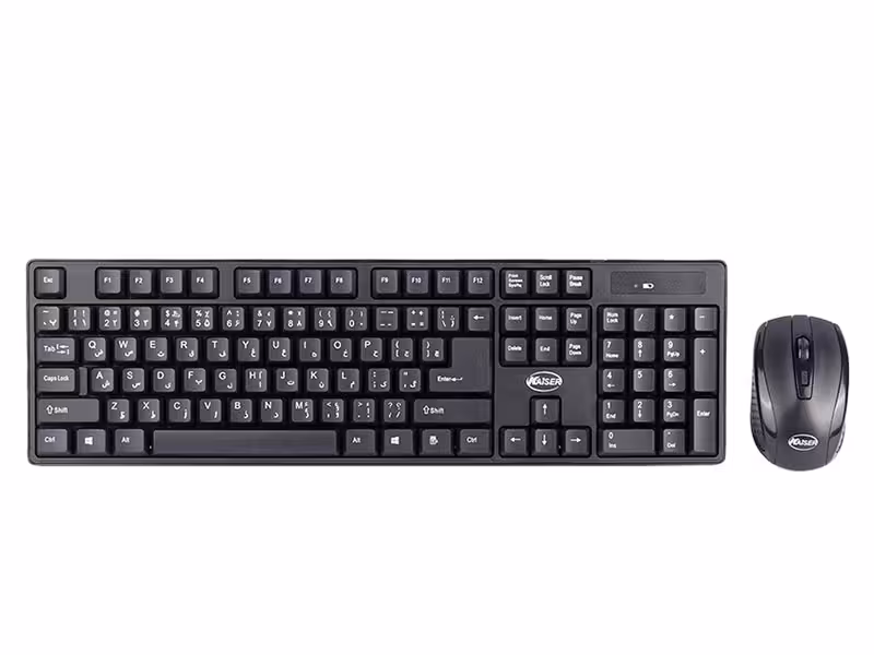 کیبورد و ماوس بی سیم Kaiser KWM-490