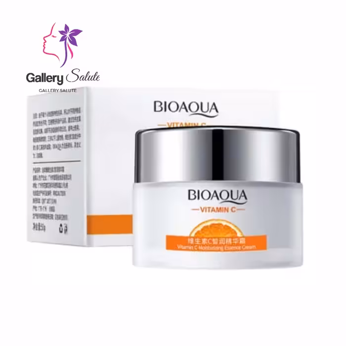 کرم ویتامین سی بیوآکوا مرطوب کننده و آبرسان حجم 50 میل BIOAQUA Vitamin C Moisturizing Cream – 50G