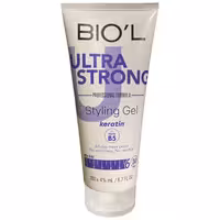 ژل مو بیول با قدرت نگه دارندگی فوق العاده بالا حاوی آرگان و کراتین 200 میلی لیتر Bio’l Ultra Strong Hair Gel 200ml