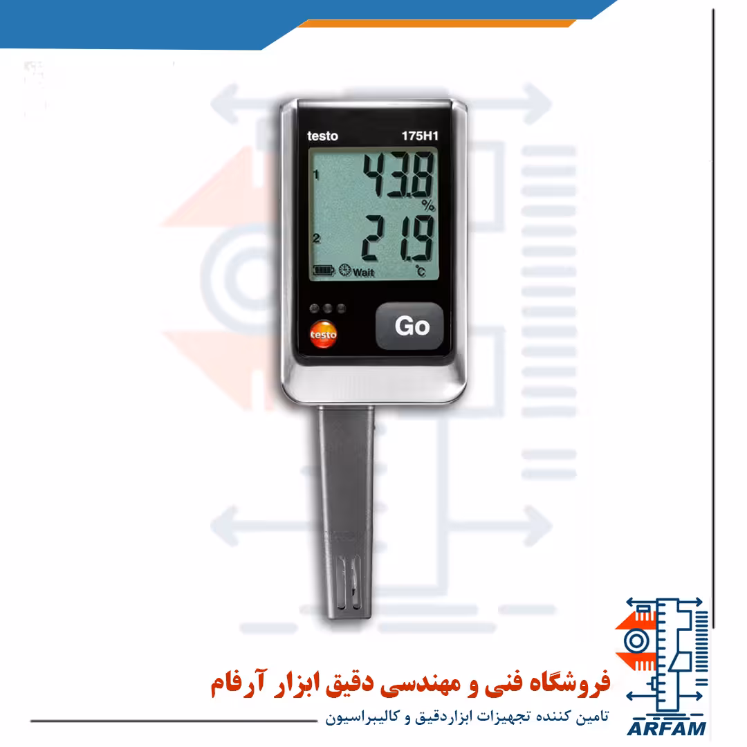 ترموگراف دما و رطوبت تستو آلمان مدل TESTO 175H1 - دست دوم