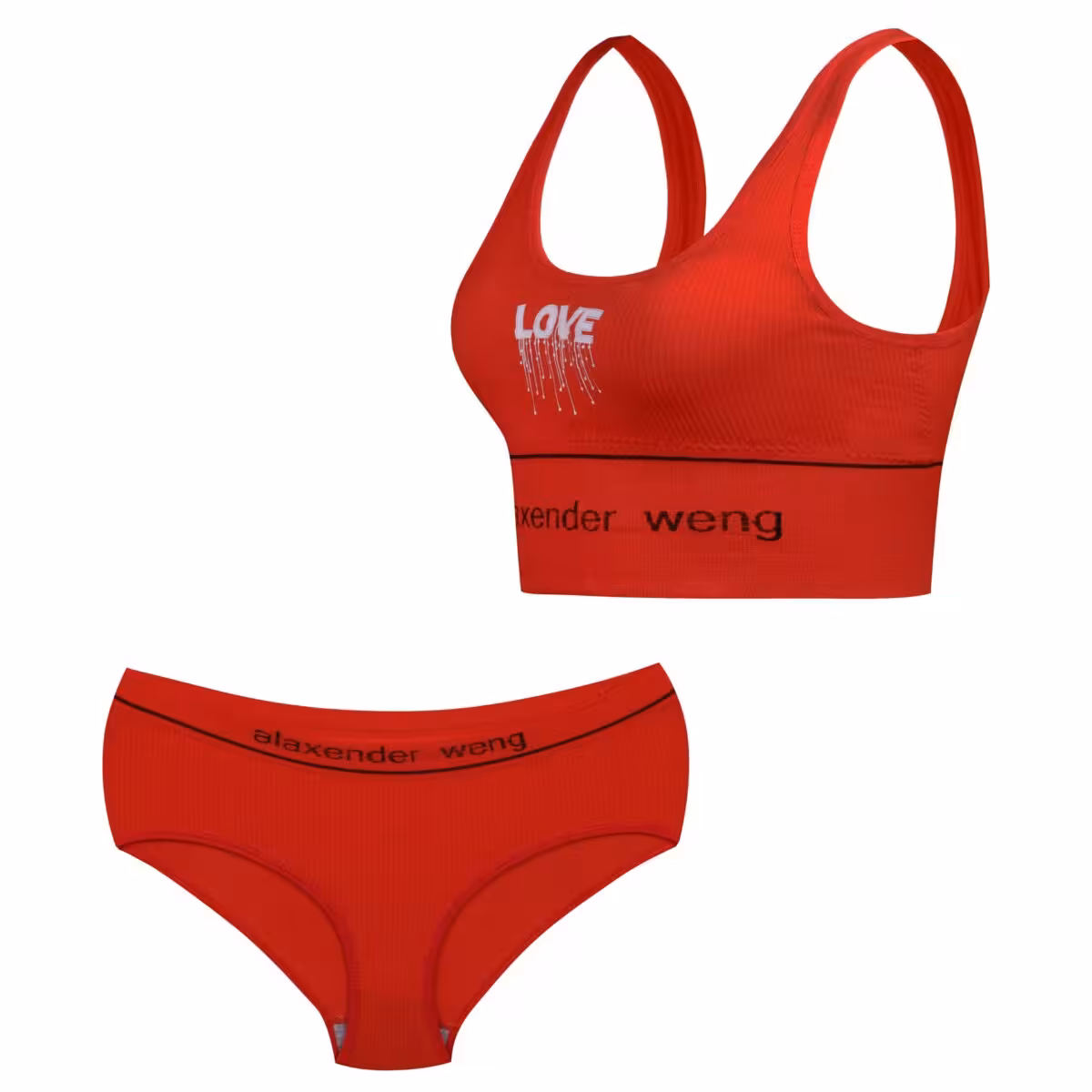 ست نیم تنه و شورت ورزشی زنانه قرمز مدل 4621