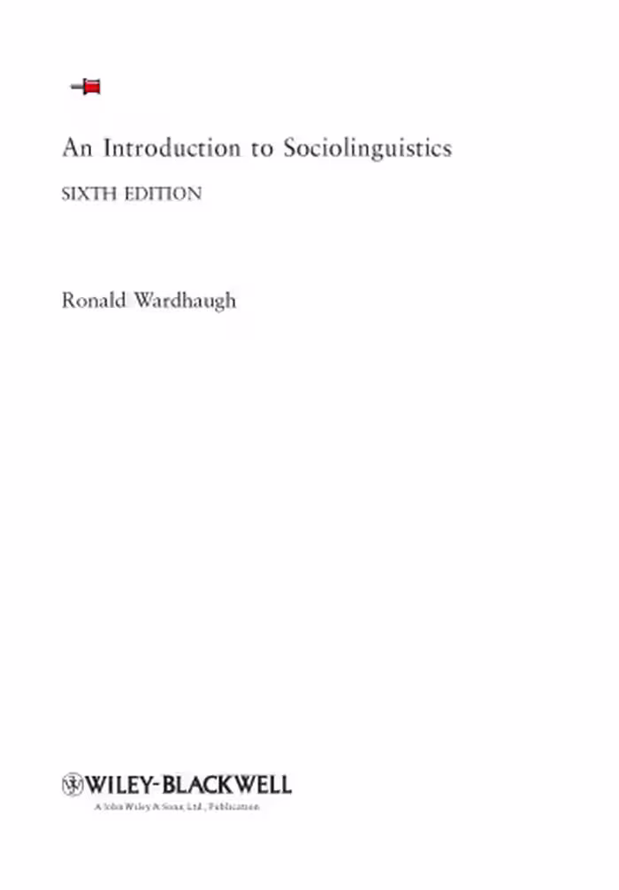 خرید و دانلود نسخه کامل کتاب An Introduction to Sociolinguistics, Sixth Edition