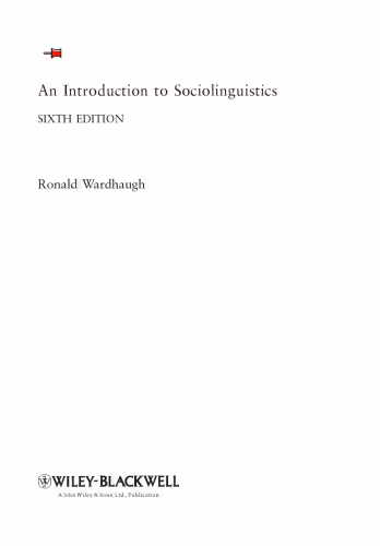 خرید و دانلود نسخه کامل کتاب An Introduction to Sociolinguistics, Sixth Edition