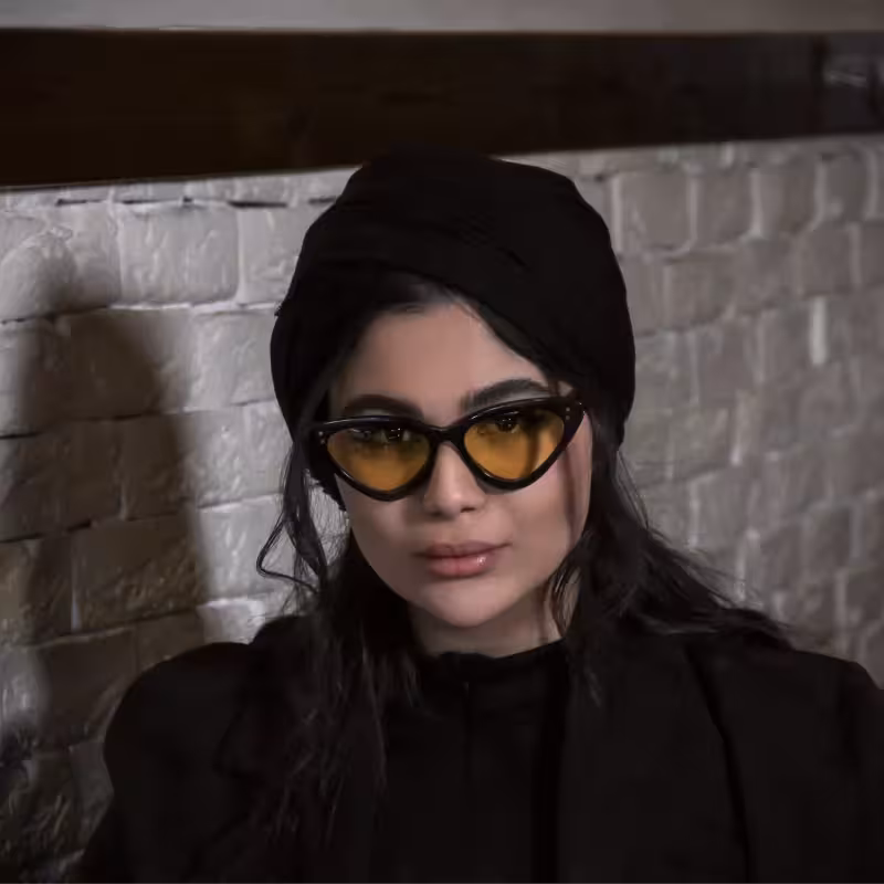 عینک دید در شب زنانه مدل 10101