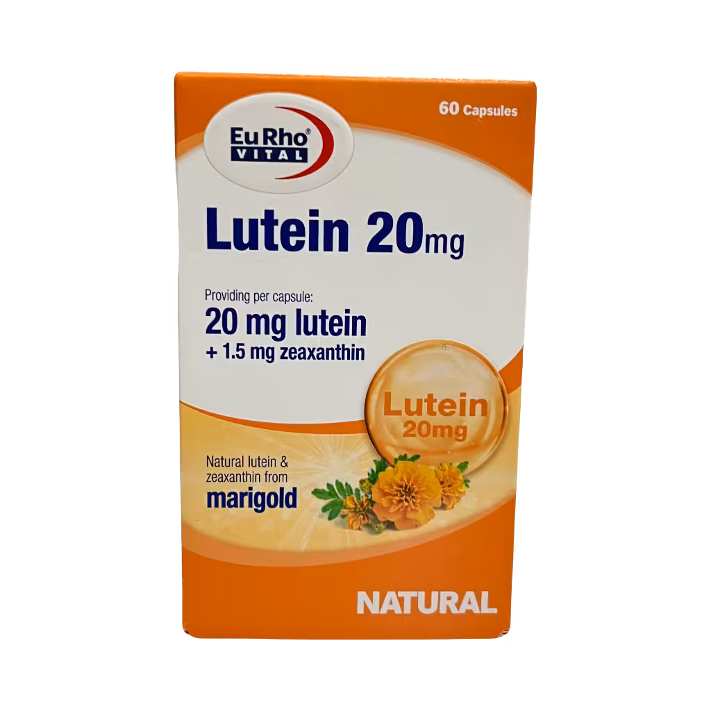 Lutein 20 mg  Eurho Vita  لوتئین یوروویتال 20 میلی گرم