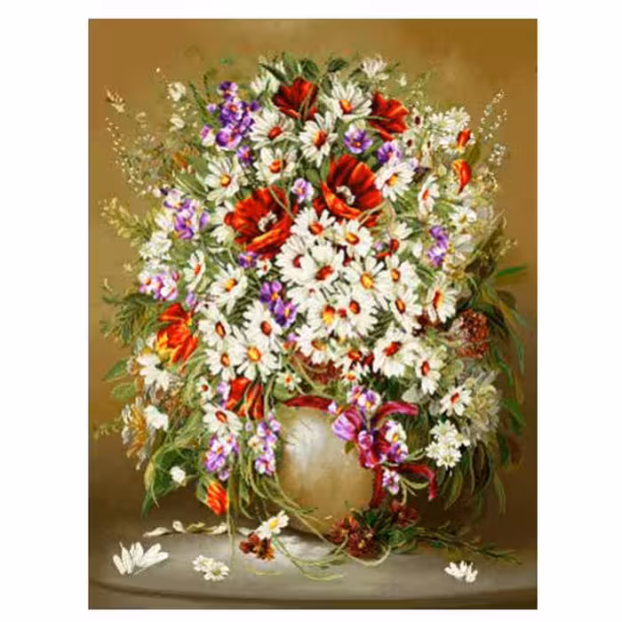 طرح گل وگلدان کد 25204