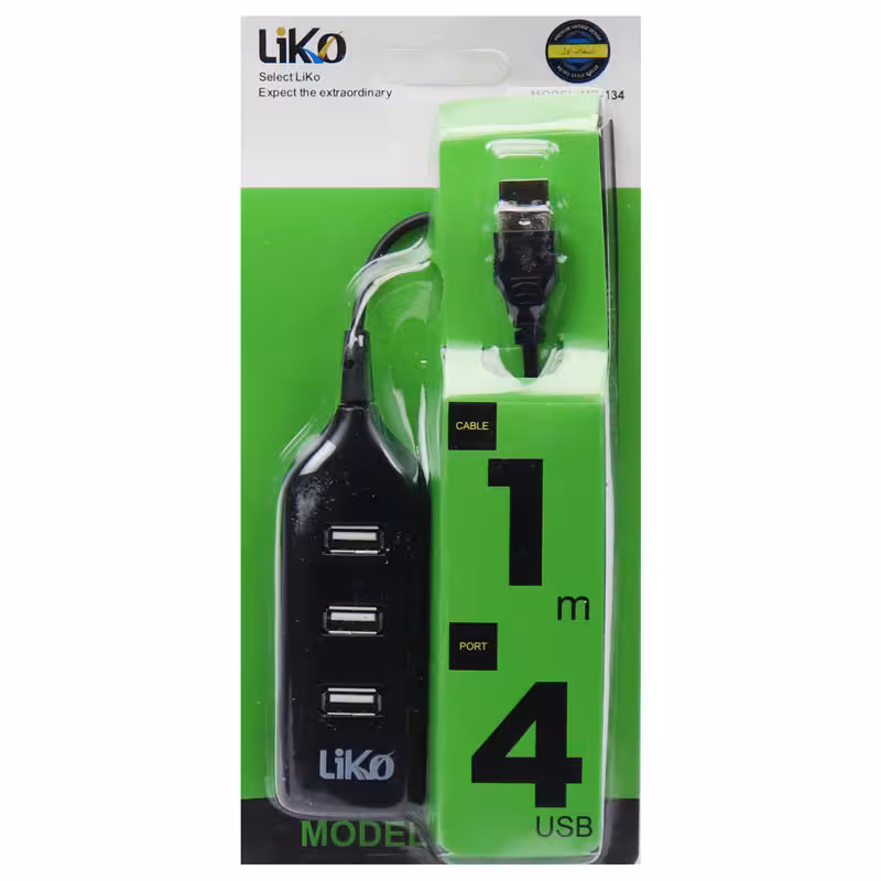 هاب 4 پورت Liko 134