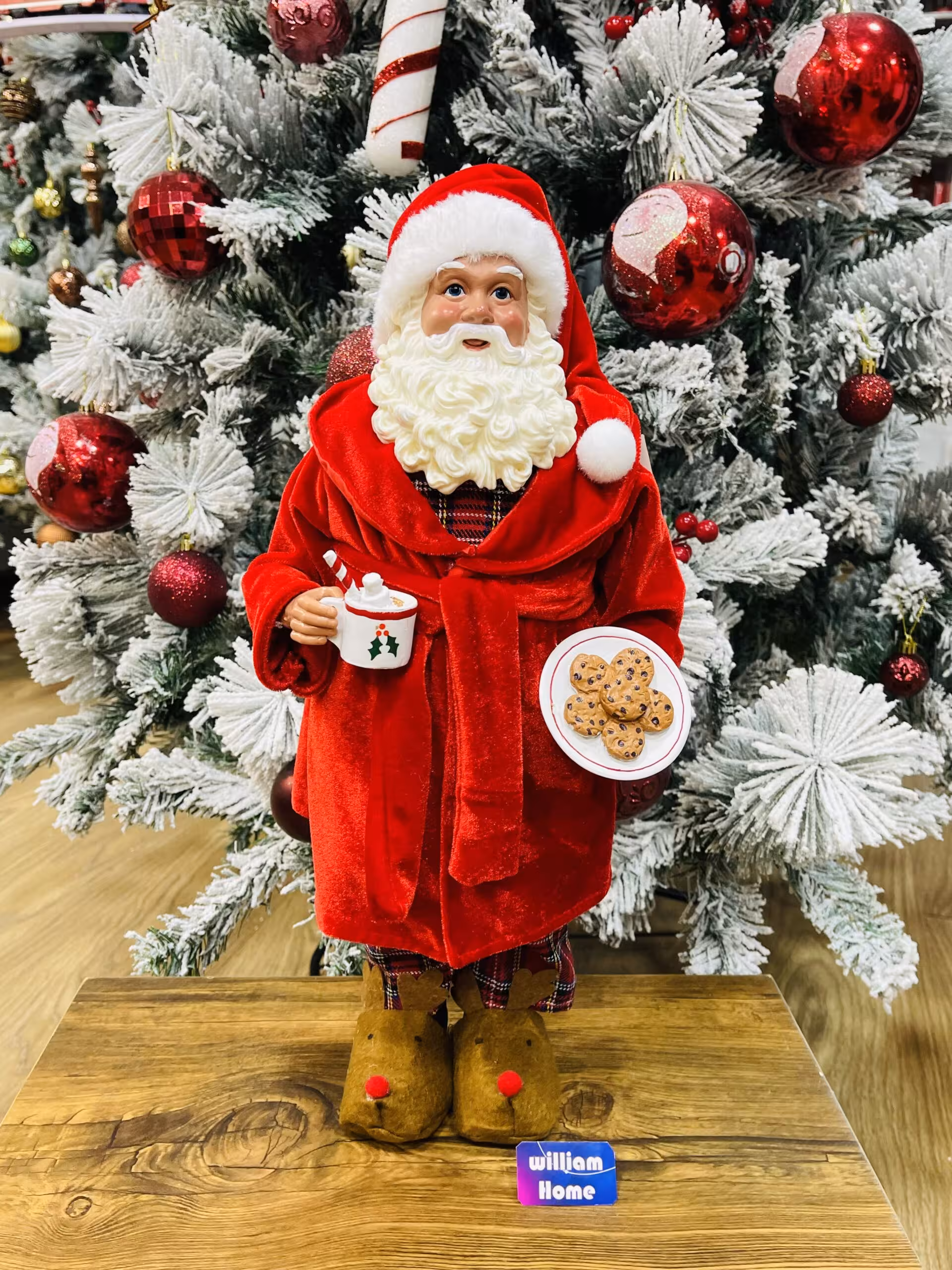 بابانوئل 45 سانت لباس خواب قرمز کریسمس santa 700-8