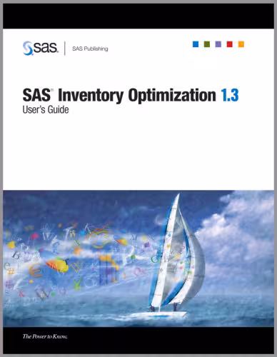 خرید و دانلود نسخه کامل کتاب SAS Inventory Optimization 1.3: User&#039;s Guide
