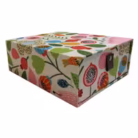 روشنا جعبه کشویی طرح گل و برگ فانتزی