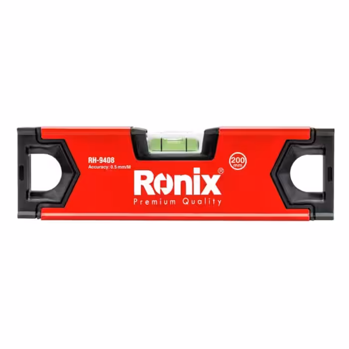 تراز بنایی 20 سانتی‌متری حرفه‌ای (دقت 0.5 میلی‌متر) کد 9408