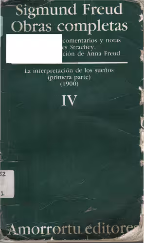 خرید و دانلود نسخه کامل کتاب Obras Completas: La Interpretacion de los Suenos, primera parte (Vol. 4)