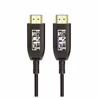 کابل 2.1 HDMI فیبر نوری برند کی نت پلاس مدل KP-CHAOC21250 طول 25 متری