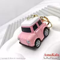 جاکلیدی فانتزی مدل ماشین صورتی کد HAIR13966W