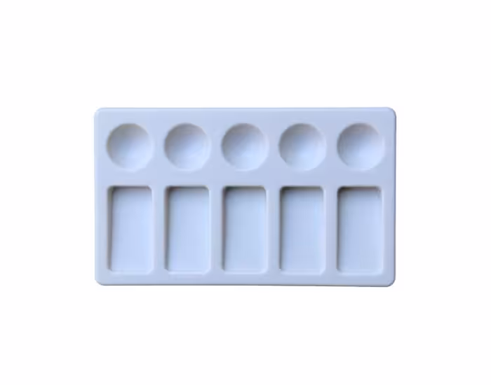 پالت پلاستیکی 10خانه شیبدار آبرنگ