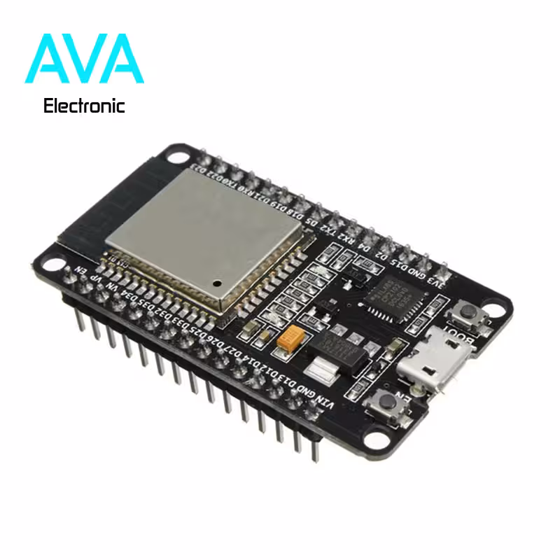 برد توسعه ESP32 دارای بلوتوث و Wifi با مبدل CP2102 مدل 30 پین