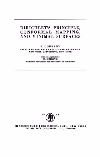 خرید و دانلود نسخه کامل کتاب Dirichlet's Principle, Confomal Mapping and Minimal Surfaces