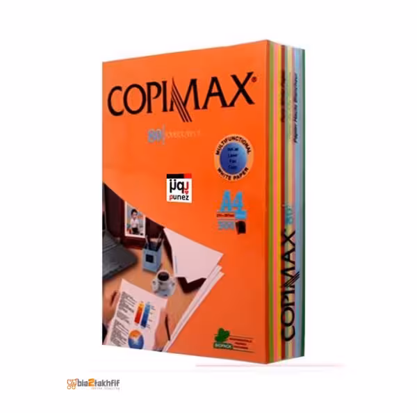 کاغذ A4 رنگی بسته 500 عددی کپی مکس